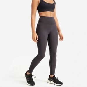 Everlane Women's Large The Perform Legging Regular Ink Grey High Rise Sz…